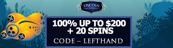 100% up to $200 + 20 Spins on 20,000 Leagues