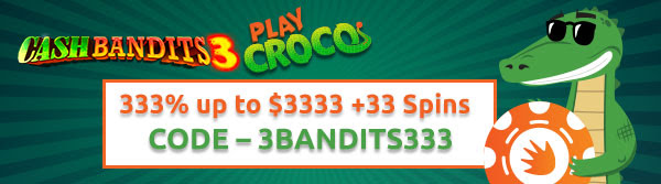 333% bonus at PlayCroco