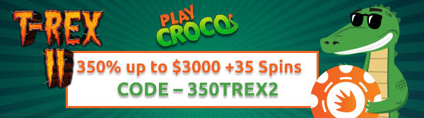 350% up to $3000 +35 Spins